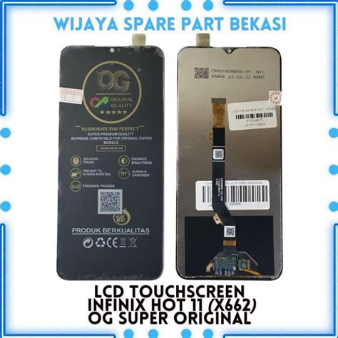 Lcd Infinix Hot Og Super X Black Lazada Indonesia