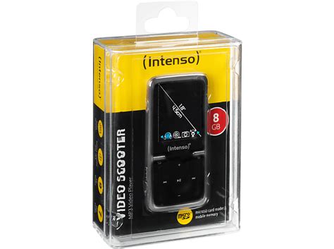 INTENSO 3717460 Video Scooter Audio Video Player 8 GB Schwarz Audio