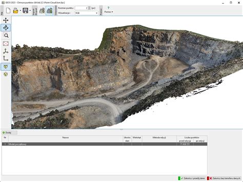 Chmura punktów Oprogramowanie geotechniczne GEO5