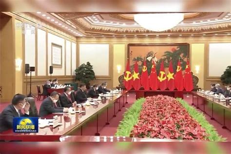 习近平同越共中央总书记举行会谈