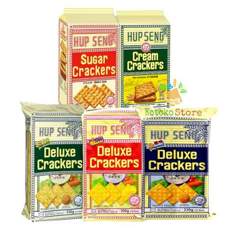 Jual Hup Seng Cream Crackers Hup Seng Biskuit Asin Cap Ping Pong