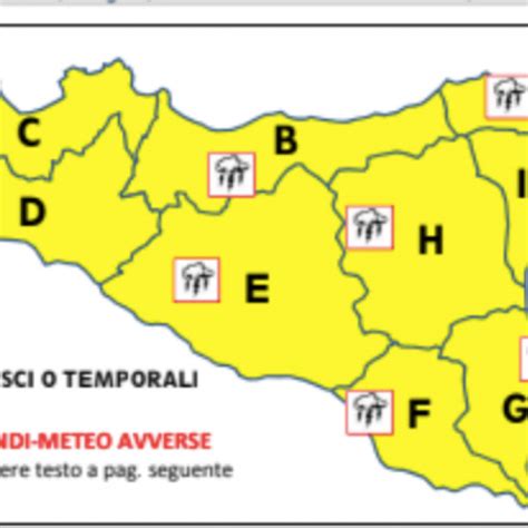 Meteo Sicilia Domenica Allerta Gialla In Tutta L Isola Le Previsioni