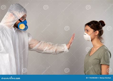 Stay away from me! stock photo. Image of forbidden, disease - 176448308