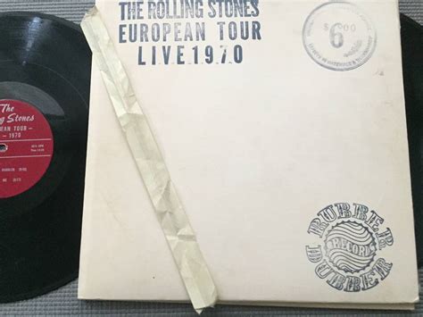 Rolling Stones European Tour Live Rubber Dubber Lp