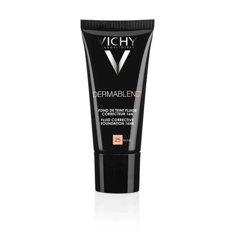 Vichy Dermablend Fondo De Maquillaje Fluido Alta Cobertura 16h Tono 25 Nude