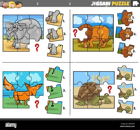 Cartoon Turtle Jigsaw Puzzle Game Hi Res Stock Photography And Images