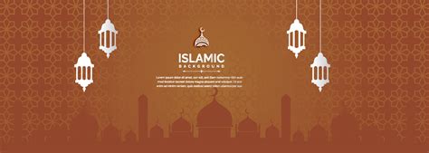 Simple Islamic Ramadan Kareem banner background 21672095 Vector Art at ...