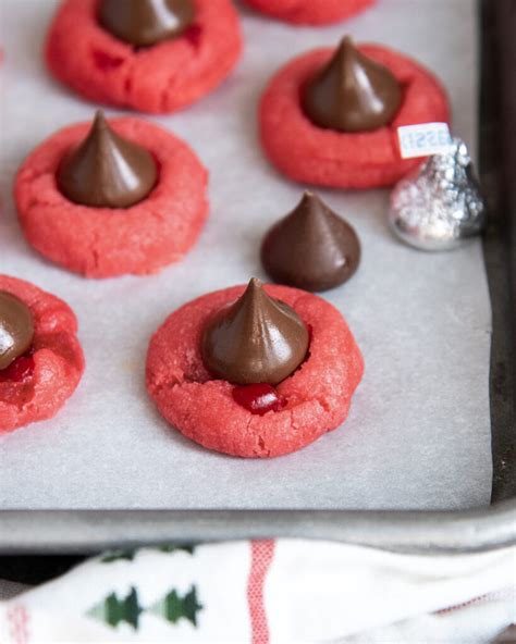 Cherry Kiss Cookies - Best Christmas Desserts