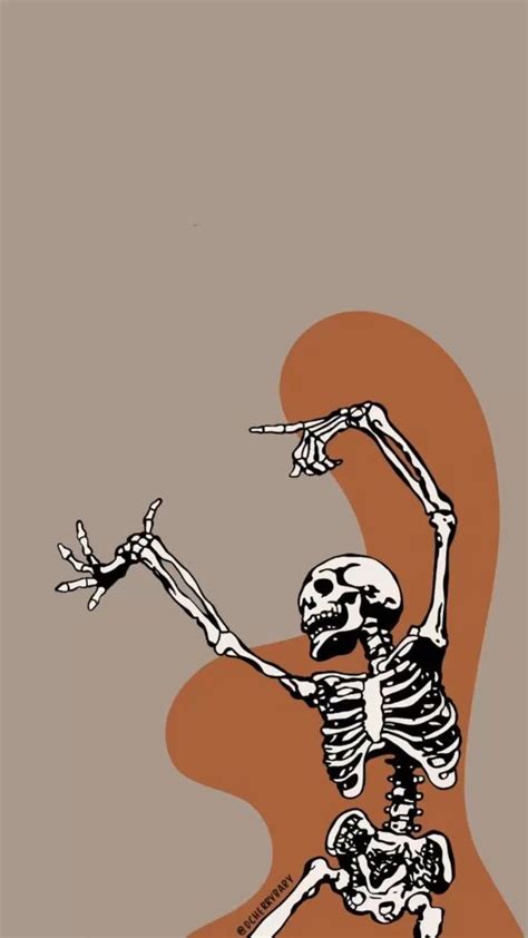 Cute skeleton themed wallpapers🩻🦴🎃🕯️ | Halloween wallpaper iphone ...