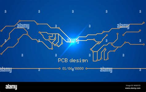 Installation Of Printed Circuit Boards Stock Vector Images Alamy