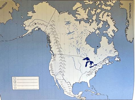 North America Map Diagram Quizlet