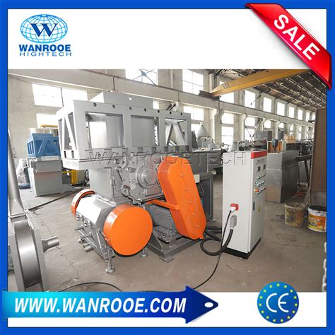 100 3000kg H Waste HDPE Pipe Lump Plastic Shredder Crusher Machine