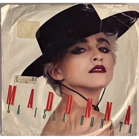 Madonna La Isla Bonita 45. 7x7 inches