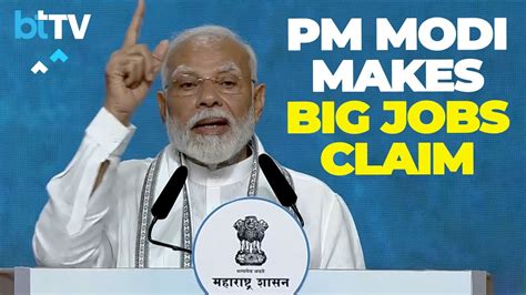 Prime Minister Modi Says 8 Cr Jobs Created In 3 4 Yrs Silenced Fake