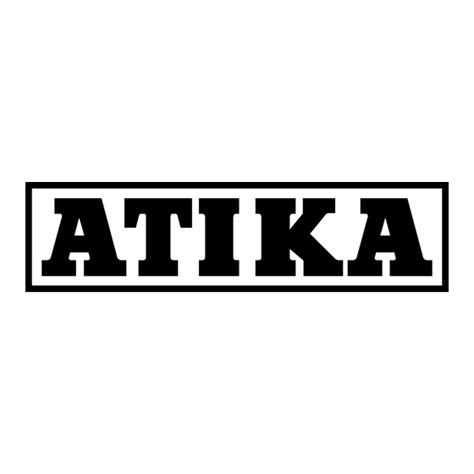 Atika Asp 8 N 400 Notice Originale Télécharger Le Pdf Manualslib