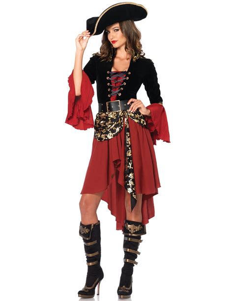 Costume Da Pirata Per Donna Deluxe Costumi Adulti E Vestiti Di