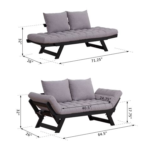 Convertible Outdoor Sofa Chaise Lounger Resnooze