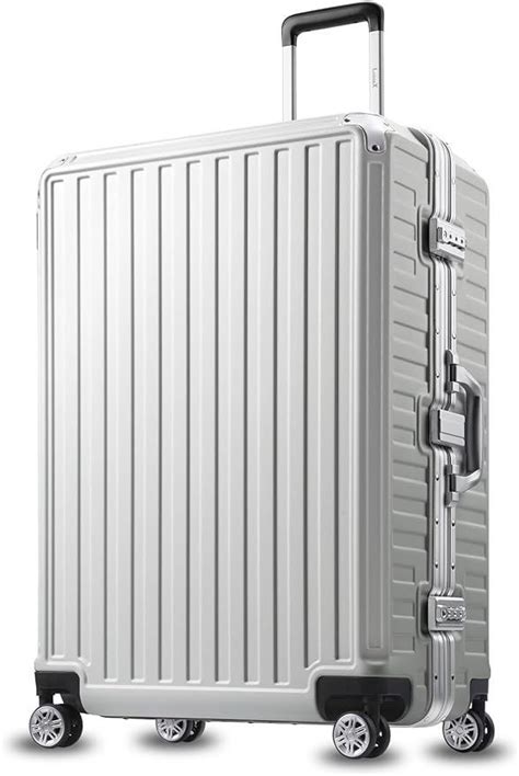 LUGGEX 28 Inch Luggage with Aluminum Frame, 95L Polycarbonate ...