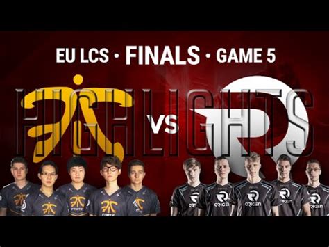 Fnatic Vs Origen Grand Final Game Highlights Eu Lcs Summer Playoffs