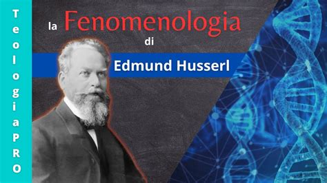 Edmund Husserl E La Fenomenologia YouTube