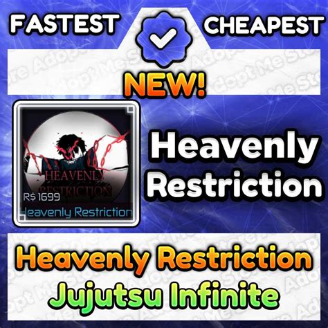 Heavenly Restriction For Jujutsu Infinite Jujutsu Infinite