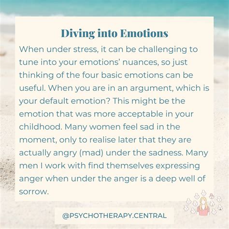 Diving into Emotions