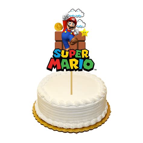 Buy Pretty Ur Party Super Mario Theme Cake Topper Cake Toppers For