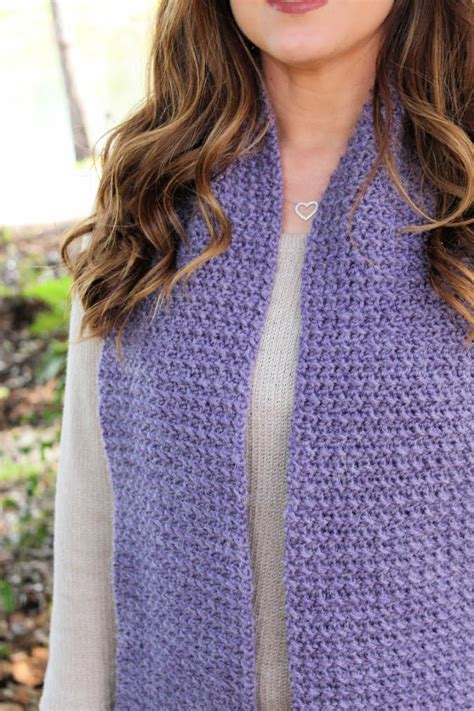 Slip Stitch Crochet Scarf