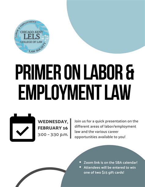 Primer On Labor And Employment Law Chicago Kent College Of Law