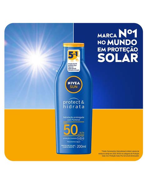 Riachuelo Kit Protetor Solar Nivea Sun Protect E Hidrata FPS50 200ml