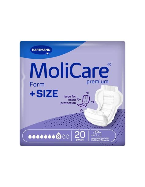 Molicare Premium Form Size 8 Druppels 20 Stuks Snel En Voordelig