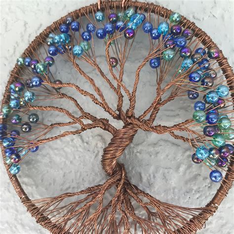 6 Inch Handmade Copper Wire Tree Of Life One Of A Etsy