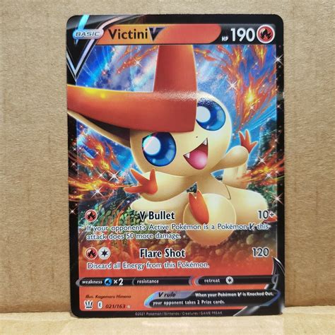 Victini V Battle Styles 021163 Value 001 3492 Mavin