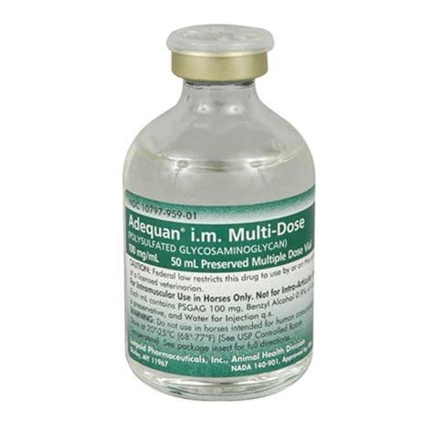 Adequan Equine Injection 100mg/ml 50ml Vial | 1Family 1Health Pharmacy