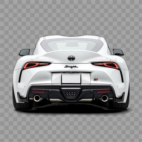 PSD Toyota Supra Sports Car Sleek And Muscular Design With A Lon