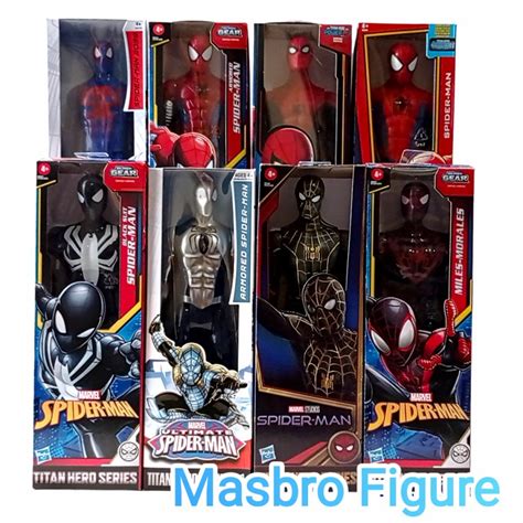 Hasbro Marvel Spider Man Titan Hero Series Miles Morales Action Figure Shopee Singapore