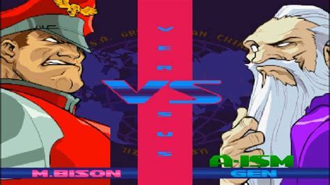 Longplay Zerando Street Fighter Alpha 3 Max Arcade M Bison Vs Gen X