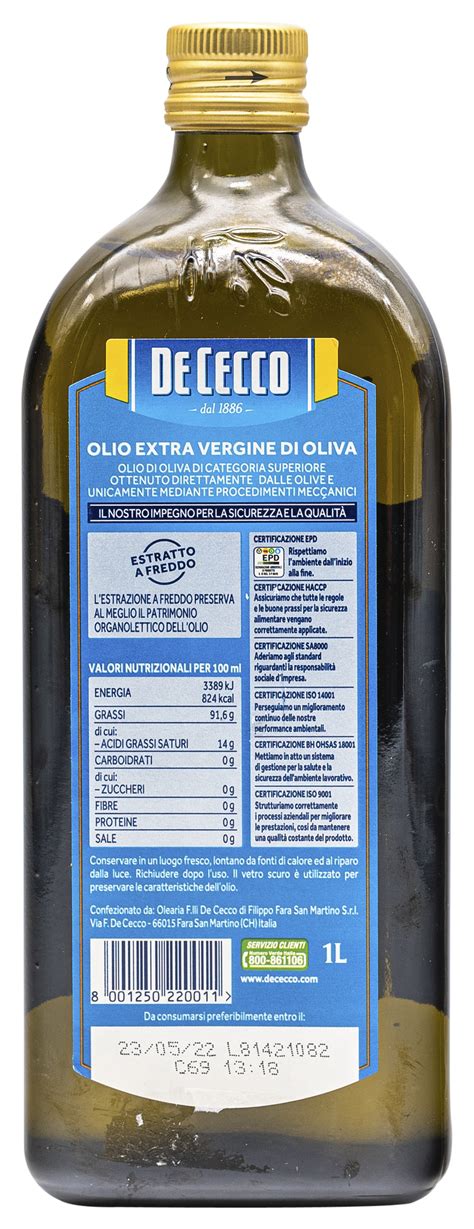 Test E Recensione De Cecco Classico Olio Extravergine Di Oliva