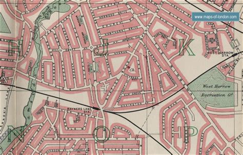 Map of Ruislip, London