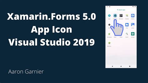 Create An Android Icon Using Xamarin Forms 50 Visual Studio 2019 Youtube