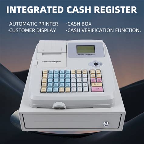 Pos System Cash Register Electronic Cash Register With Removable Cash