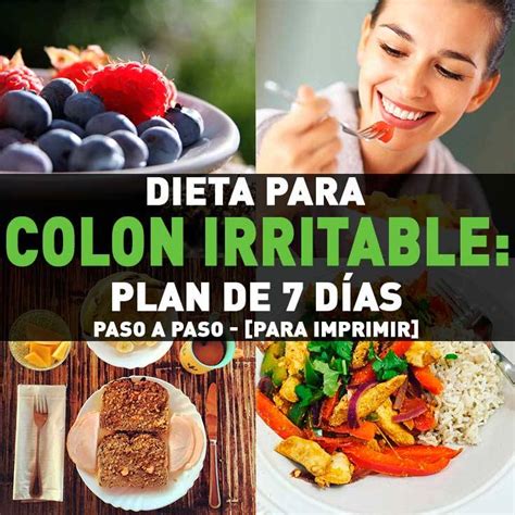 Dieta para colon irritable plan de 7 días paso a paso para imprimir