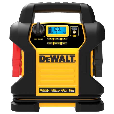 Dewalt Dxaej Peak Jump Starter With Digital Compressor And