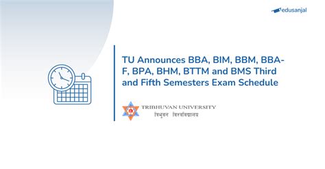 Bba Bim Bbm Bba F Bpa Bhm Bttm And Bms Third And Fifth Semesters