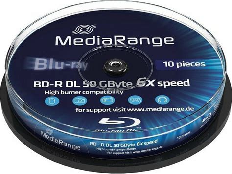 Mediarange Bd R X Dual Layer Gb Cake Box Mr