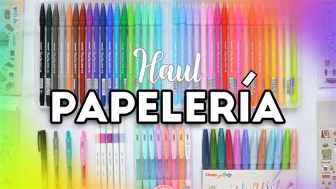 Papeleria directo del paraíso Haul Stationary Pal con sorteo YouTube