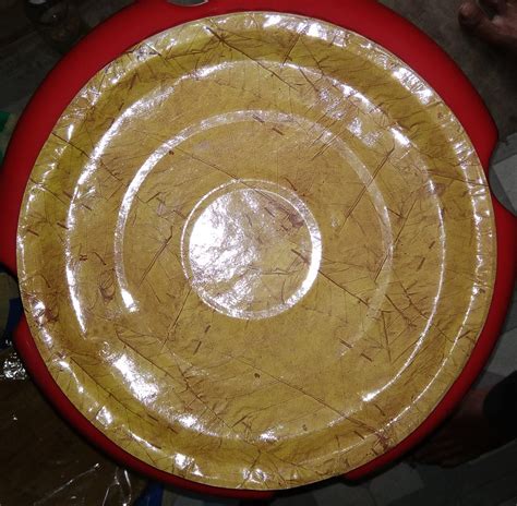 Brown Circular Salpata Paper Plate At Rs Piece In Bargachhia Haora