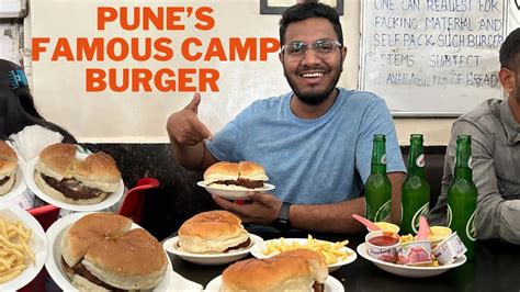 Punes Trending Jumbo Burger Camp Burger Pune Street Food Youtube