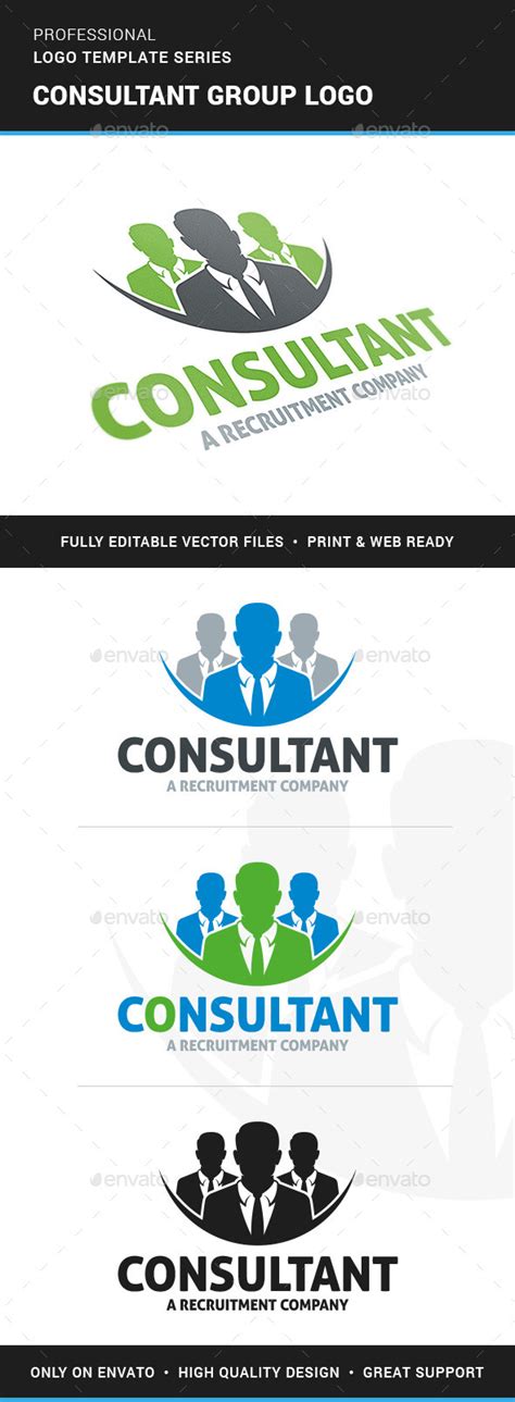 Consultant Group Logo Template by LiveAtTheBBQ | GraphicRiver