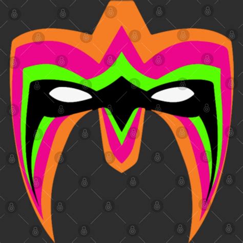 Ultimate Warrior Mask Pro Wrestling FanArt Tribute Coasters sold by ...